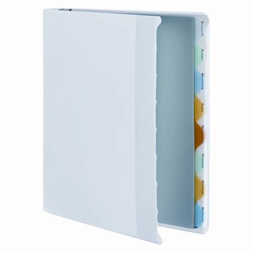 Wilson Jones 1" White 8 Tab View-Tab Binders - 12pk