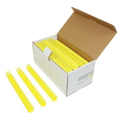 1" Yellow Plastic Binding Combs - 50pk