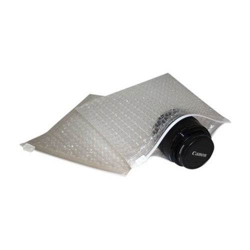 10.25" x 12" 1-Layer Clear Cushion Pouches with Slider Zipper - 250pk