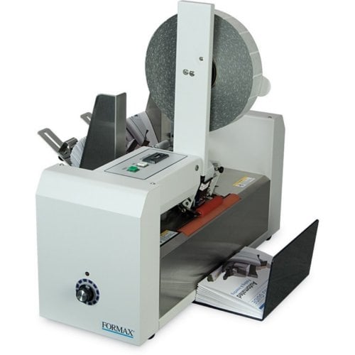 1" Round Translucent Roll Tabs for Formax FD 262 and FD 282 Tabbers - 12 Rolls