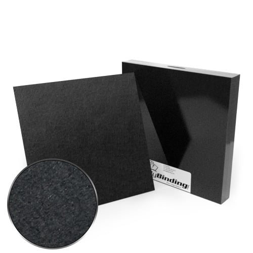 10" x 10" 100pt Black Chipboard Covers - 25pk