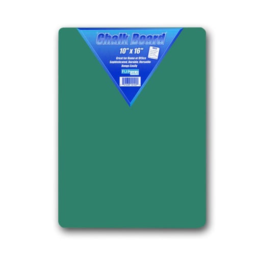 10" x 16" Green Chalkboard Lap Boards - 12pk