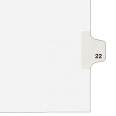 Avery 22 Individual Number Legal Index Avery Style Dividers 25pk - 1022 - Clearance Sale