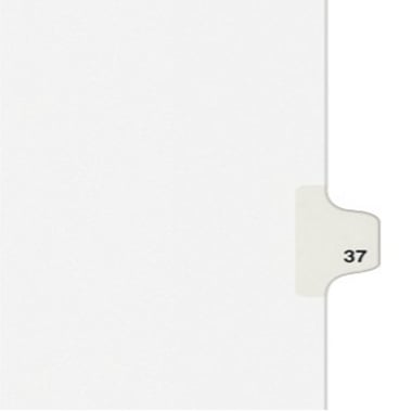 Avery 37 Individual Number Legal Index Avery Style Dividers 25pk - 1037