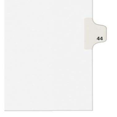 Avery 44 Individual Number Legal Index Avery Style Dividers 25pk - 1044