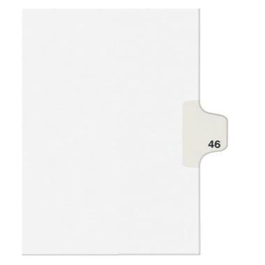 Avery 46 Individual Number Legal Index Avery Style Dividers 25pk - 1046