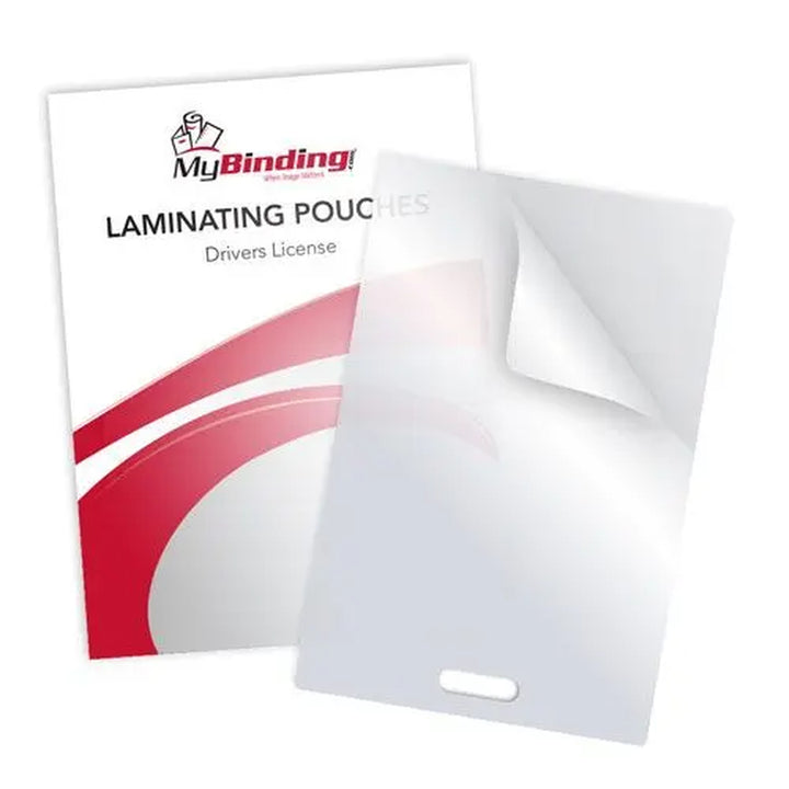 10mil Driver's License Pouches with Short Side Slot - 100pk