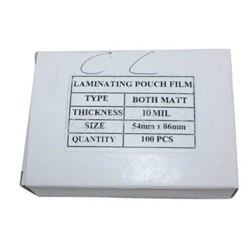 10mil Matte (Front and Back) Credit Card Laminating Pouches