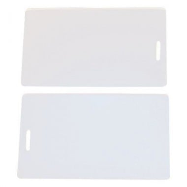 Matte (Front and Back) Luggage Tag Laminating Pouches With Slot