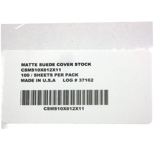 10mil Matte Suede Binding Covers
