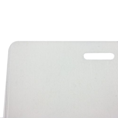 Red 10mil Business Card Pouches with Long Side Slot