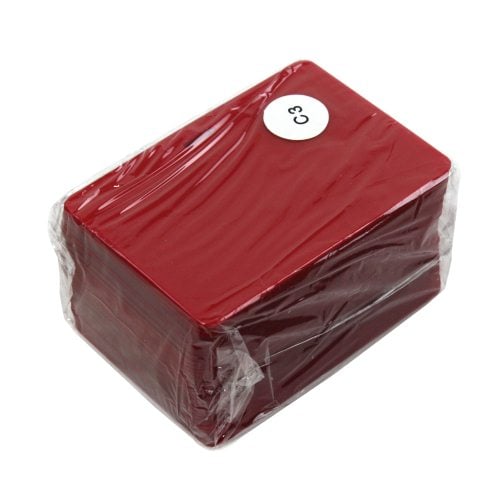 Red 10mil Military Size Pouches with Short Side Slot