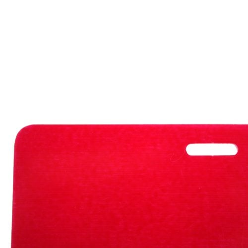 Red 10mil Military Size Pouches with Short Side Slot