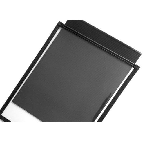 10mil Rigid Clear PVC Archival Print Pockets with Black Sewn Border