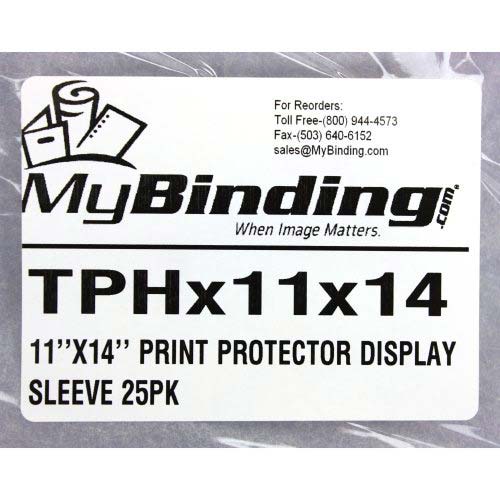 11" x 14" Print Protector Display Sleeve - 25pk