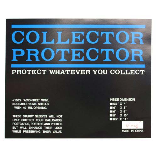 11" x 14" Print Protector Display Sleeve - 25pk