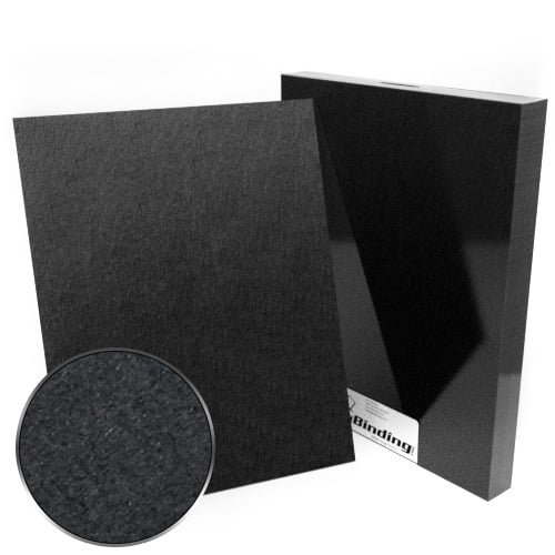 11" x 14" 100pt Black Chipboard Covers - 25pk