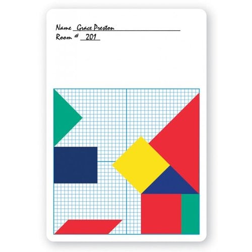 11" x 16" Graph Dry Erase Lap Boards