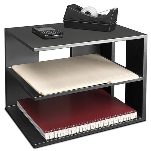 Victor Desktop Corner Shelf (Midnight Black) - 1120-5