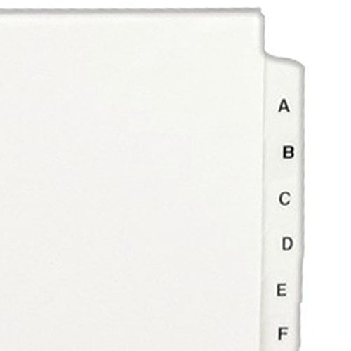 Avery A-Z/TOC Legal 14" x 8.5" Avery Style Collated Dividers - 11375 - Clearance Sale