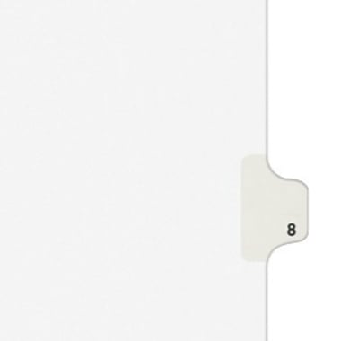 Avery 8 Individual Number Legal Index Avery Style Dividers 25pk - 11918