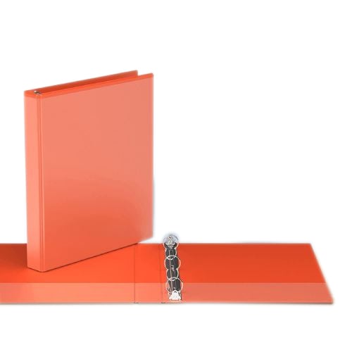 Easyview Orange Premium Round Ring View Binders