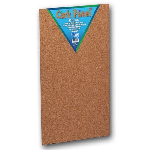 12.5" x 26" Natural Cork Panels - 12pk
