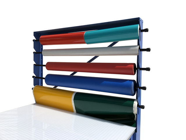 5 Roll Holder Add-On for 4' Rhino Work Table
