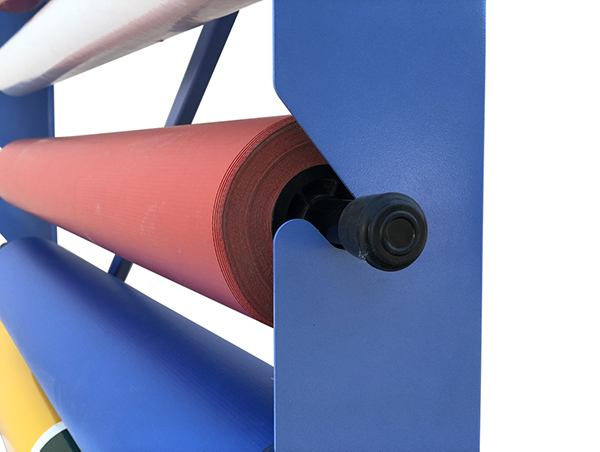 Media Roll Holders for Rhino Work Tables