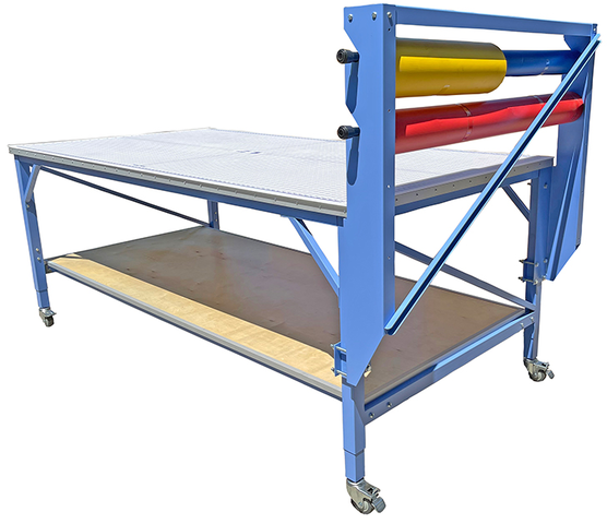 2 Roll Holder Add-On for 4' Rhino Work Table