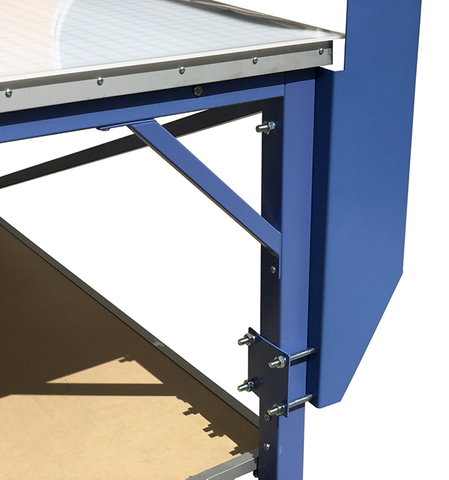 Media Roll Holders for Rhino Work Tables