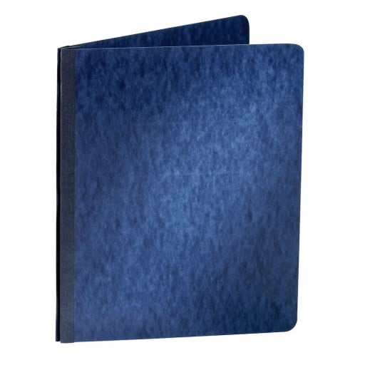 Oxford 3" Dark Blue 11"x8.5" Pressboard Side Hinge Report Cover