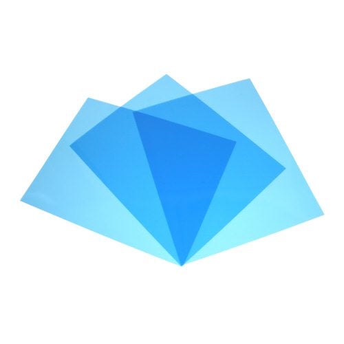 12mil Stripe Transparent Blue Poly Covers