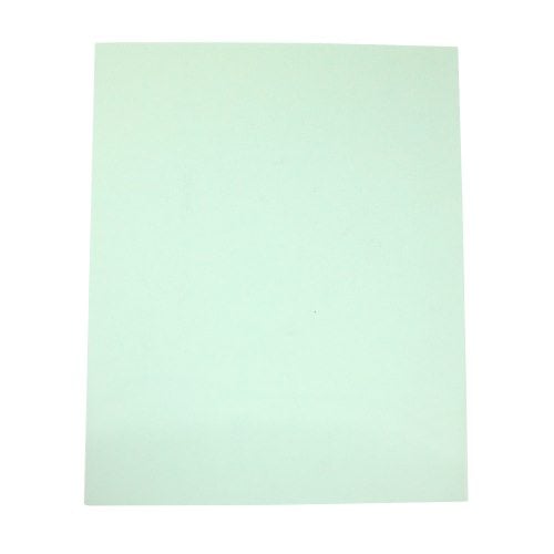 12mil Stripe Transparent Green Poly 8.5" x 11" Covers (100pk) - Clearance Sale