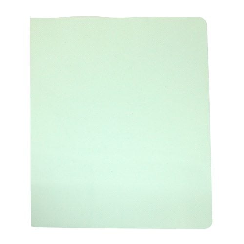 12mil Stripe Transparent Green Poly 8.75" x 11.25" Covers (100pk) - Clearance Sale