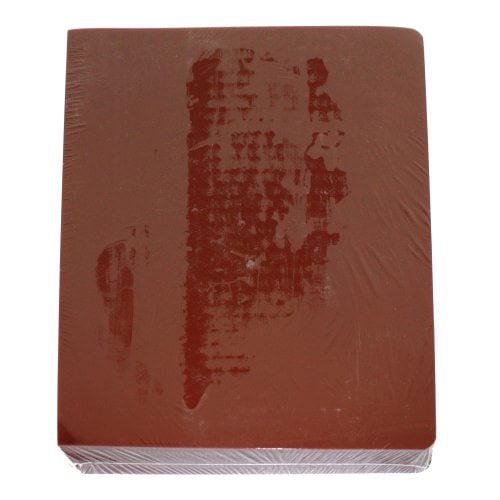 12mil Stripe Transparent Maroon Poly 8.75" x 11.25" Covers (100pk) - Clearance Sale