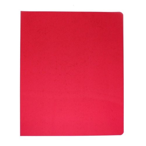 12mil Stripe Transparent Maroon Poly 8.75" x 11.25" Covers (100pk) - Clearance Sale