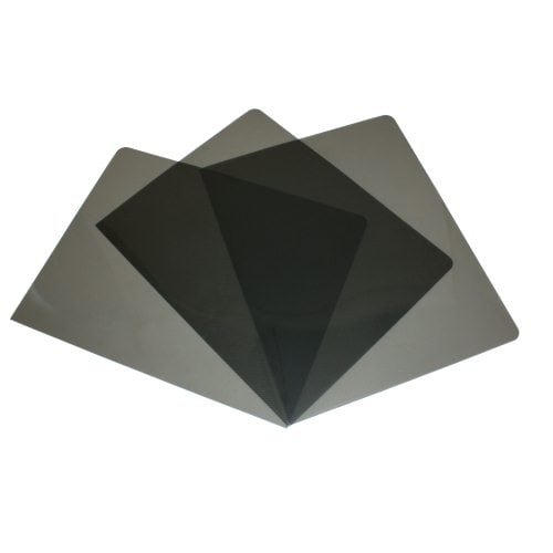 12mil Stripe Transparent Smoke Poly 8.75" x 11.25" Covers (100pk)