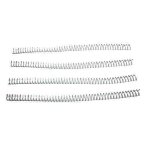 12mm White 4:1 Pitch Spiral Binding Coil - 100pk