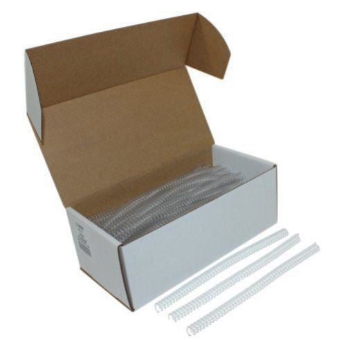 13mm Clear 4:1 Pitch Spiral Binding Coil - 100pk