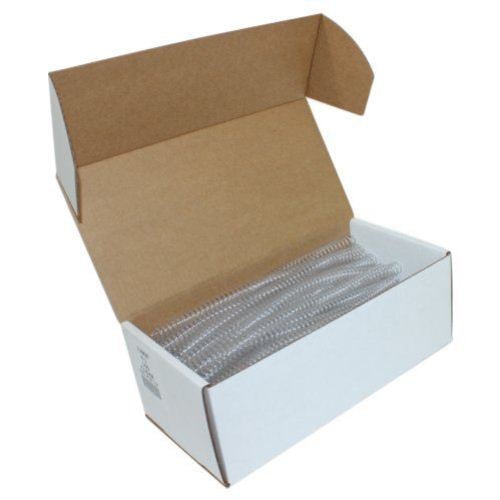 13mm Clear 4:1 Pitch Spiral Binding Coil - 100pk