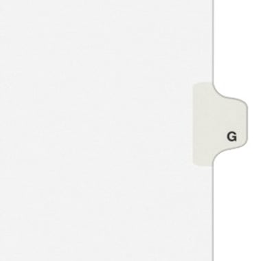 Avery G Individual Legal Index Avery Style Dividers - 01407 - Clearance Sale