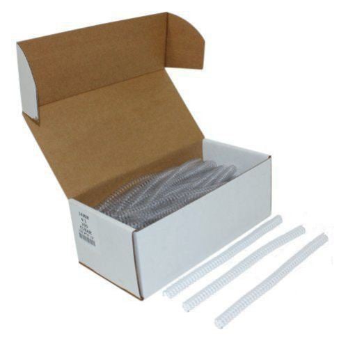 14mm Clear 4:1 Pitch Spiral Binding Coil - 100pk