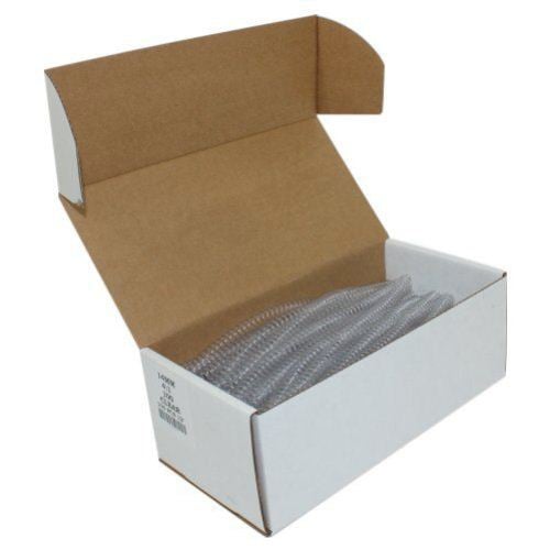 14mm Clear 4:1 Pitch Spiral Binding Coil - 100pk