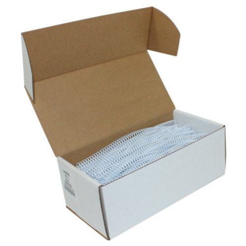 14mm White 4:1 Pitch Spiral Binding Coil - 100pk