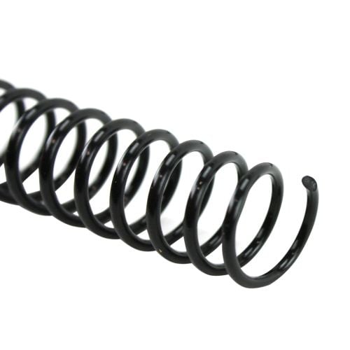 15mm Black 4:1 Pitch Spiral Binding Coil - 100pk