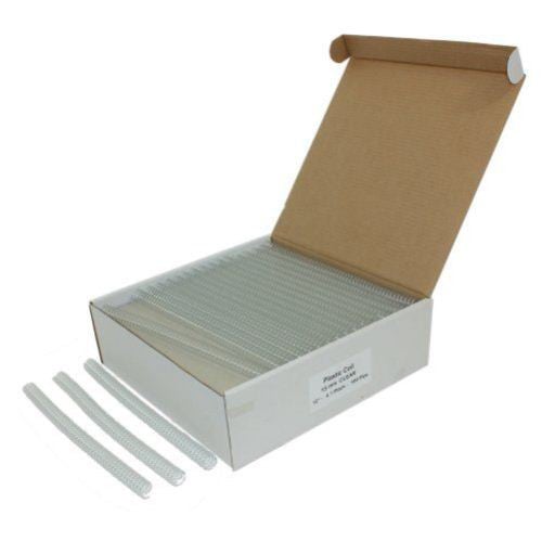 15mm Clear 4:1 Pitch Spiral Binding Coil - 100pk