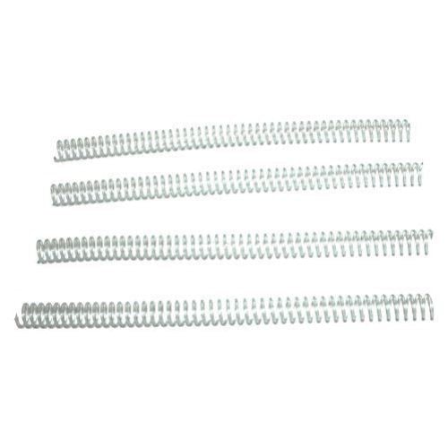 15mm Clear 4:1 Pitch Spiral Binding Coil - 100pk