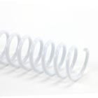 15mm White 4:1 Pitch Spiral Binding Coil - 100pk