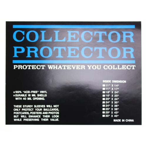16" x 20" Print Protector Display Sleeve - 25pk
